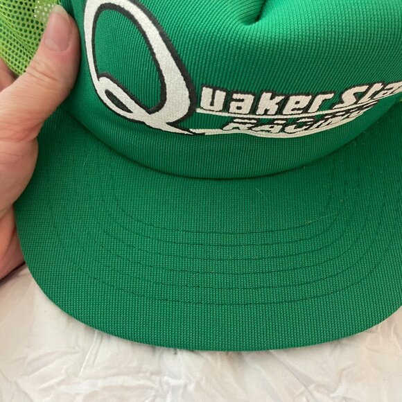 Vintage "Quaker State" Racing Nascar Trucker Hat - Picture 2 of 5